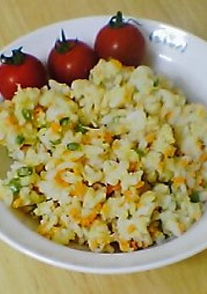 簡単♪野菜たっぷり炒飯-レシピのメイン写真