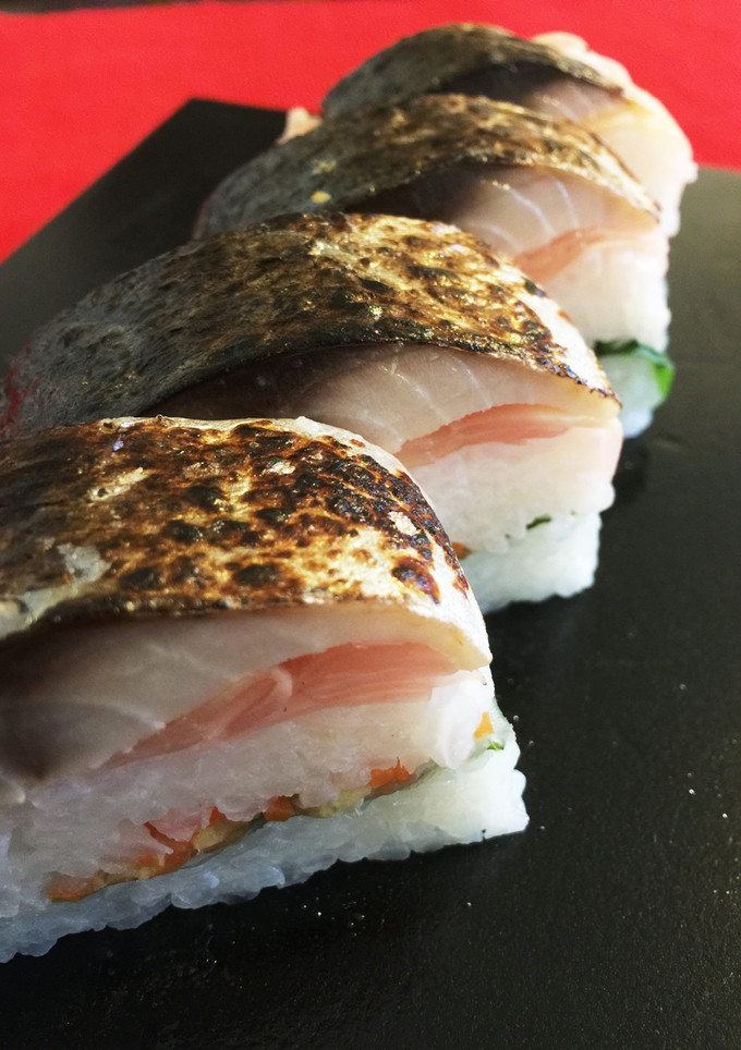 ＊簡単豪華！炙り鯖押し寿司＊-レシピのメイン写真