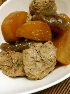 いわしのつみれと大根の煮物-レシピのメイン写真