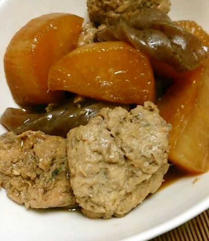 いわしのつみれと大根の煮物-レシピのメイン写真