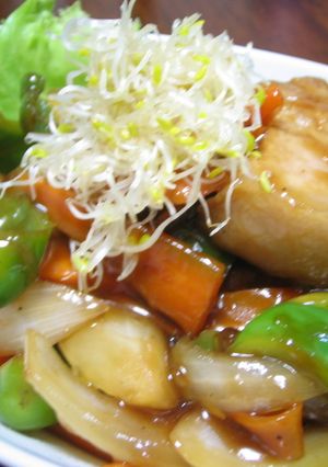 たっぷり野菜でレモン風味の酢豚-レシピのメイン写真