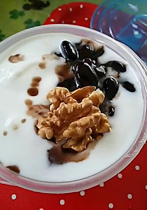胡桃と黒豆のヨーグルト-レシピのメイン写真