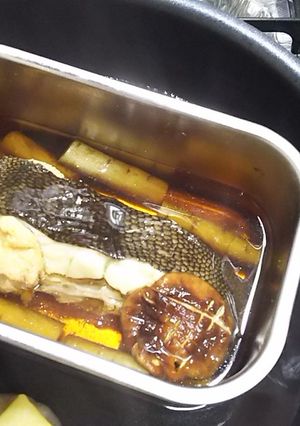 蒸して仕上げるカレイの煮付-レシピのメイン写真