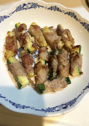 ズッキーニの肉巻き焼き-レシピのメイン写真
