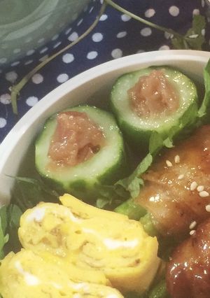 お弁当に！梅きゅう-レシピのメイン写真