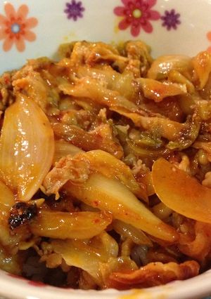 豚キムチ丼 by accco食堂-レシピのメイン写真