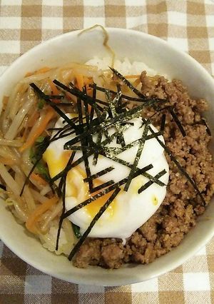 ビビンバ丼-レシピのメイン写真