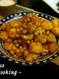 揚げじゃがと鶏のガラムマサラ炒め-レシピのメイン写真