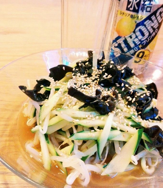もやしときゅうりときくらげの中華風サラダ-レシピのメイン写真