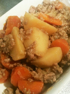 我が家の定番!ミンチじゃが(肉じゃが)-レシピのメイン写真
