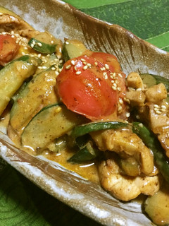 BBQソースで食べるさっぱり夏野菜炒め-レシピのメイン写真
