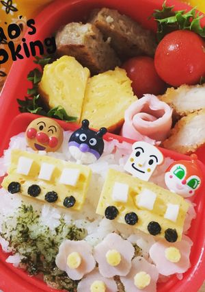 キャラ弁＊アンパンマン列車-レシピのメイン写真