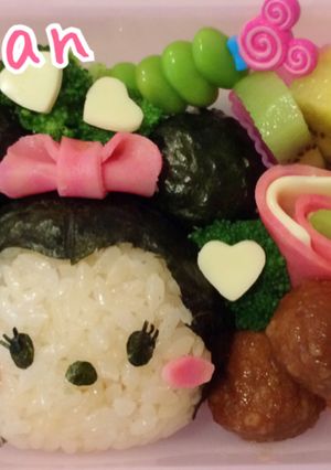 キャラ弁 ツムツム ミニーマウス-レシピのメイン写真