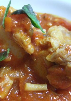 チキンのトマト煮込み-レシピのメイン写真