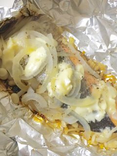 ・鮭のお布団 ホイル焼き・-レシピのメイン写真
