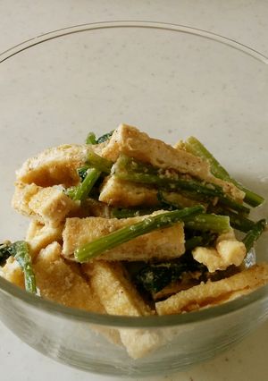 ほうれん草と油揚げの胡麻和え-レシピのメイン写真