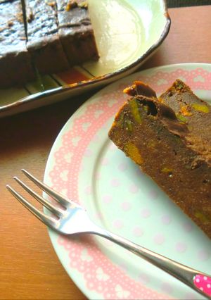 ノンオイル＊かぼちゃのレアチョコケーキ-レシピのメイン写真