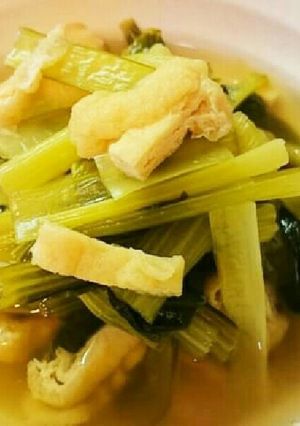 京のおばんざい♪小松菜とあげのたいたん-レシピのメイン写真