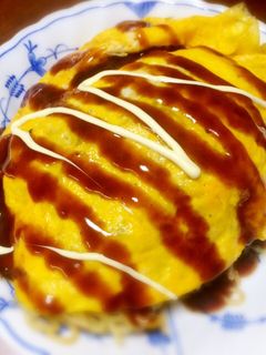 焼きそばと卵の絶妙コラボ♡オムソバ-レシピのメイン写真
