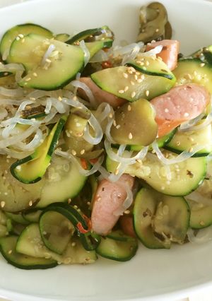 【ZENパスタ】夏野菜和風ペペロンチーノ-レシピのメイン写真