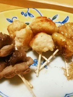 犬ご飯 焼き鳥三種盛り-レシピのメイン写真