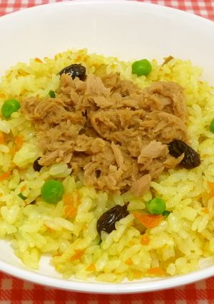 ツナのインディアンピラフ・保育園給食-レシピのメイン写真