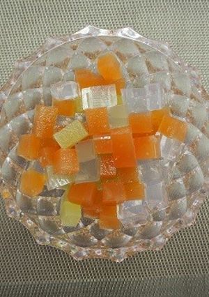 とまとの３色寒天-レシピのメイン写真