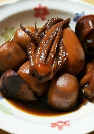 ☆いかと里芋の煮物☆-レシピのメイン写真