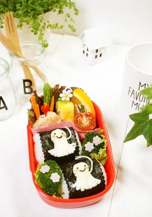 ❀モッツァレラdeてるてる坊主のお弁当❀-レシピのメイン写真