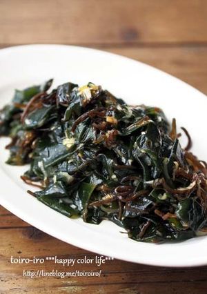 ご飯のお供★わかめと塩昆布の中華風和え物-レシピのメイン写真