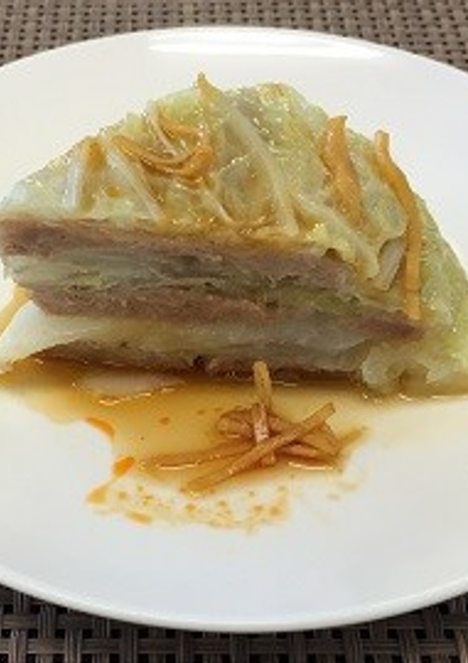 ひき肉と白菜の重ね蒸し-レシピのメイン写真