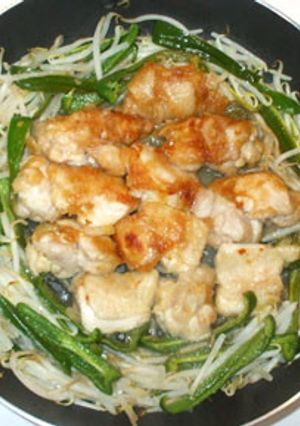 鶏もも肉の酢味噌照り焼き♪簡単煮るだけ-レシピのメイン写真