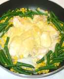 鶏胸肉レモンチーズ照り焼き♪簡単煮るだけ