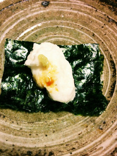 海苔に大和いものっけ-レシピのメイン写真