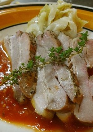 夏バテ防止に♪簡単ポーク＆キャベツ蒸し煮-レシピのメイン写真