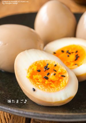 ねりごまで漬ける☆味たまご-レシピのメイン写真