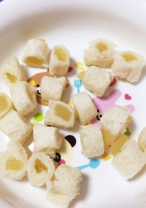 手づかみ離乳食。おやつりんごパン-レシピのメイン写真