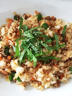 納豆炒飯-レシピのメイン写真