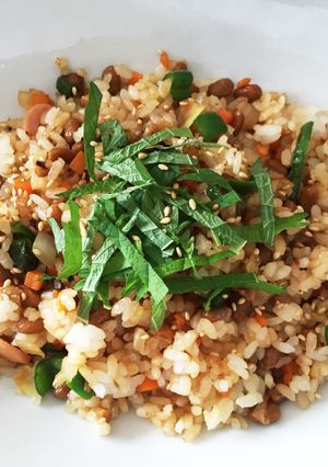 納豆炒飯-レシピのメイン写真