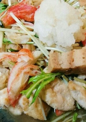 ☆ 鶏ムネ肉と車麩のおろし煮-レシピのメイン写真