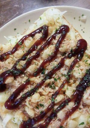 お好み焼き風トースト-レシピのメイン写真