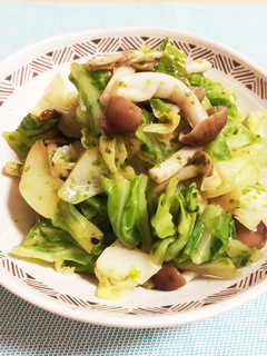 キャベツときのこの青海苔和え-レシピのメイン写真