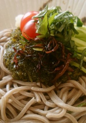がごめ昆布100％　ねばねば冷かけ蕎麦-レシピのメイン写真