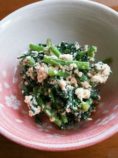 春菊の白和え-レシピのメイン写真