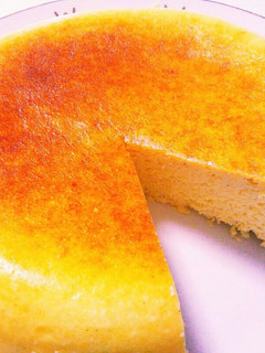 低糖&低脂質☆炊飯器でスフレチーズケーキ-レシピのメイン写真