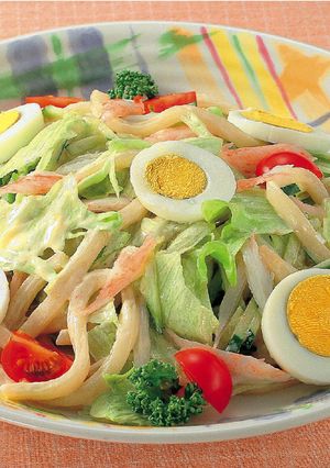 うどんサラダ-レシピのメイン写真