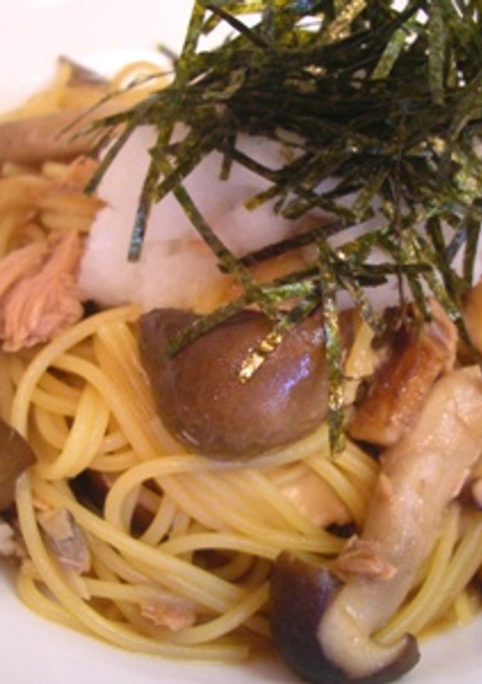 ツナときのこの和風パスタ-レシピのメイン写真