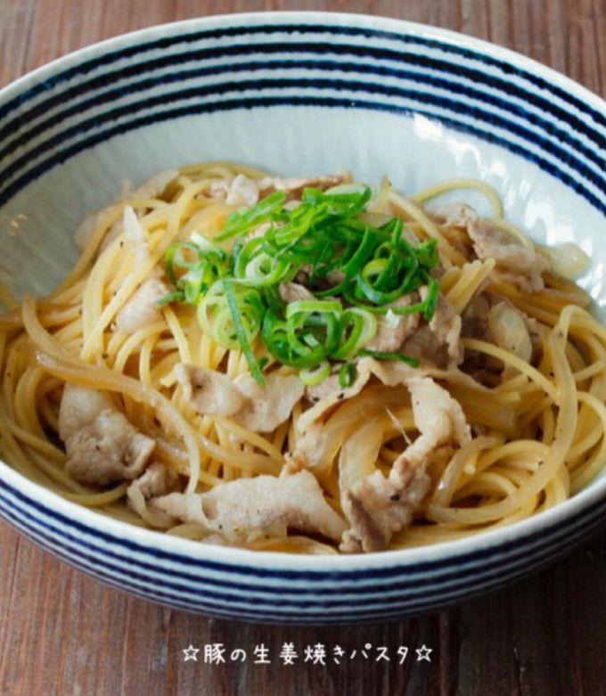 ☆豚の生姜焼きパスタ☆-レシピのメイン写真