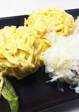 ☆キャベツと卵の彩りシュウマイ☆-レシピのメイン写真