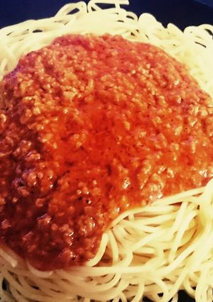 超簡単・コク旨ミートスパゲティー-レシピのメイン写真